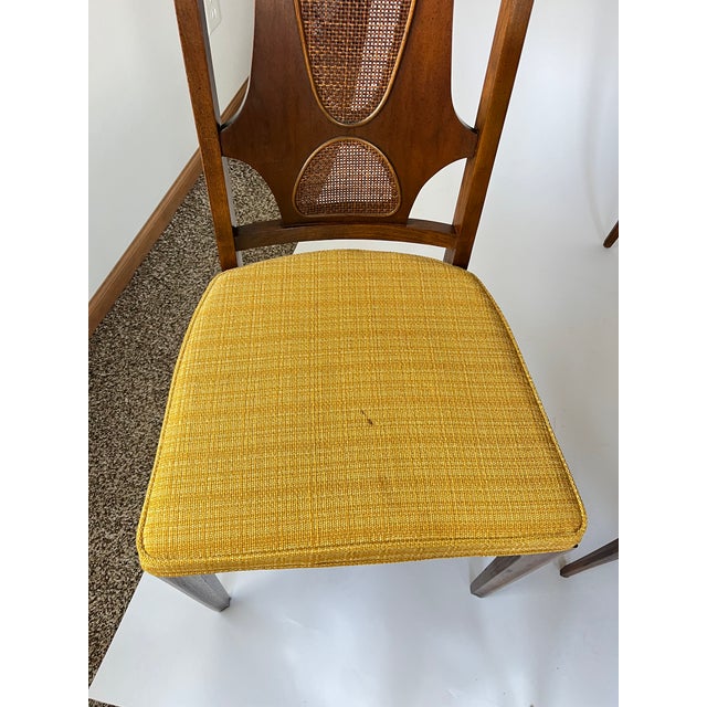 1960s Broyhill Brasilia Mid-Century Modern Dining Table & Six Chairs For Sale - Image 12 of 15