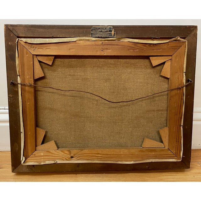 Traditional Late 19th-Century Calming Landscape For Sale - Image 3 of 4