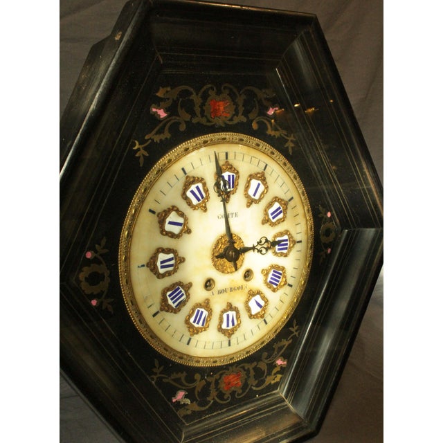 19th Century Antique French Wall Clock From Comte by Bourgoin Chairish