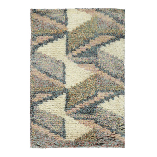 Contemporary Scandinavian Style Gift-Sized Wool Rug by Rug & Kilim, India For Sale