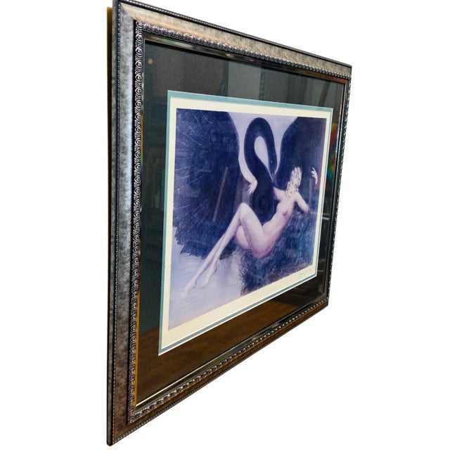 Art Deco Signed Limited Edition Etching Leda and the Swan, 1934 by