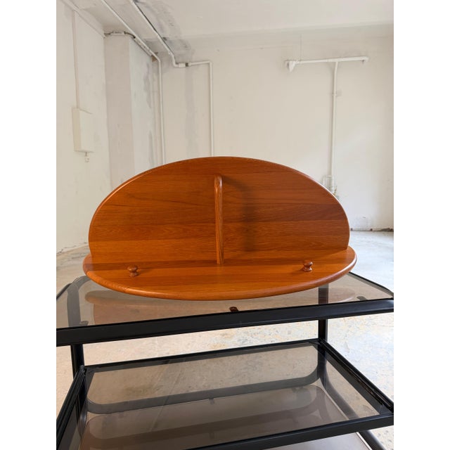 Semi-Circular Coat Rack in Teak by Lysgaard Møbler, 1970s For Sale - Image 6 of 11