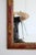 Chinoiserie George I Style Red Lacquer and Gilt Chinoiserie Mirror With Figural Decoration, c.1960 For Sale - Image 3 of 16