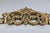 1960s Vintage Gold Resin Scroll Swag Wall Ornament — Architectural Acanthus Pediment, Hollywood Regency For Sale - Image 5 of 6
