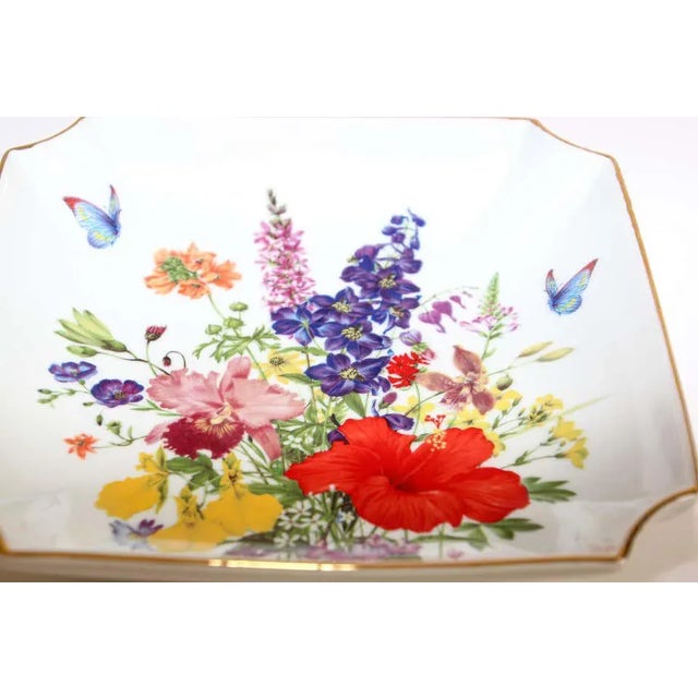 Japanese Vintage Japanese Decorative Porcelain Toyo Plate For Sale - Image 3 of 8