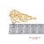 Gold 18k (750) Yellow Gold Natural Diamond Convertible Pendant and Brooch For Sale - Image 8 of 9