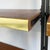Brown Mid-Century Modern Italian Bookcase in Wood, Brass and Black Metal, 1960s For Sale - Image 8 of 14