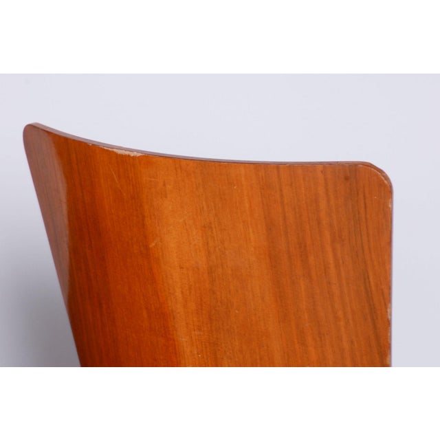 Art Deco Dining Chairs by Jindřich Halabala for Up Závody, 1940s, Set of 4 For Sale - Image 9 of 10