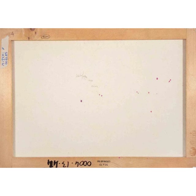 Sebastiano Sanguigni, Two Women, Oil Painting, 1999 For Sale - Image 4 of 5