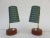 Scandavian Teak Veneered Table Lamps, Set of 2 For Sale - Image 4 of 16