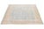 Modern Oushak Style Area Rug – Hand-Knotted Wool – Muted Blue, Soft Peach & Sand For Sale - Image 4 of 11