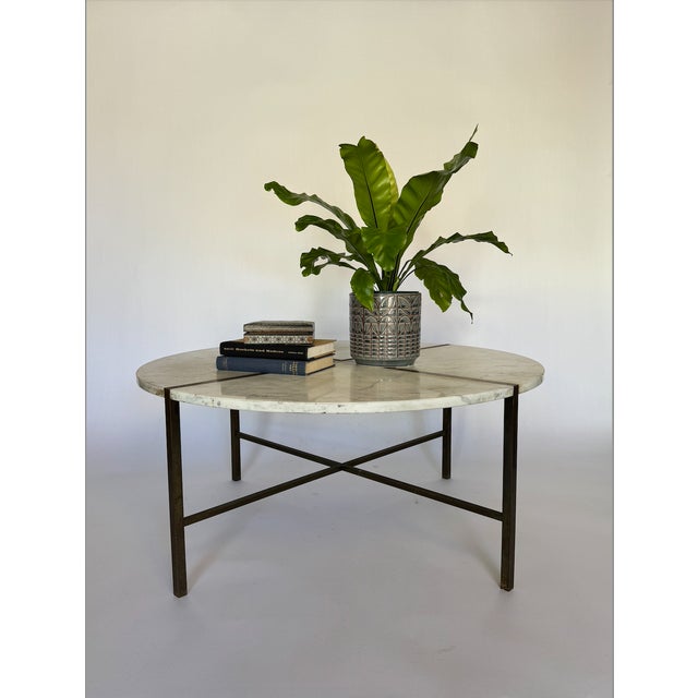 Vintage Mid Century Modern Marble Coffee Table by Harvey Probber For Sale In Los Angeles - Image 6 of 6