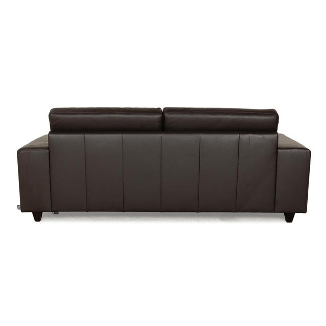 Three-Seater Sofa in Leather by Ewald Schillig For Sale - Image 9 of 11