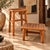 Brown Vintage Brown Bamboo Stools, France, 1960s, Set of 2 For Sale - Image 8 of 8