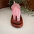 Chinese Vintage Rose Quartz Carved Elephants on Stands - A Pair For Sale - Image 3 of 10