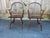 Late 20th Century Set of 4 Early American Style Comback Windsor Chairs For Sale - Image 5 of 16