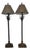 Late 20th Century Statuesque Palm Tree Lamps - A Pair For Sale