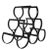 Arthur Umanoff Wrought Iron Mid Century Wine Rack After Umanoff For Sale - Image 4 of 4