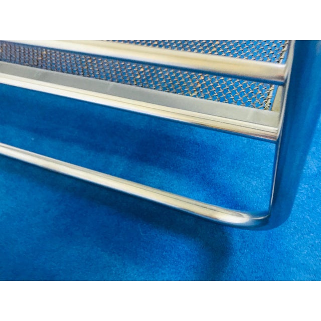 Silver Vintage Sofa in Chrome from Thonet,1930s For Sale - Image 8 of 9