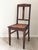This pair of custom-made Art Deco dining chairs, crafted in the Netherlands in the 1920s, showcases the bold and...