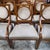 Baker Furniture Company Set of 6 Baker Furniture Dining Chairs, Modern Neoclassical Regency Style, Geometric Circle Back, Upholstered Seats For Sale - Image 4 of 12