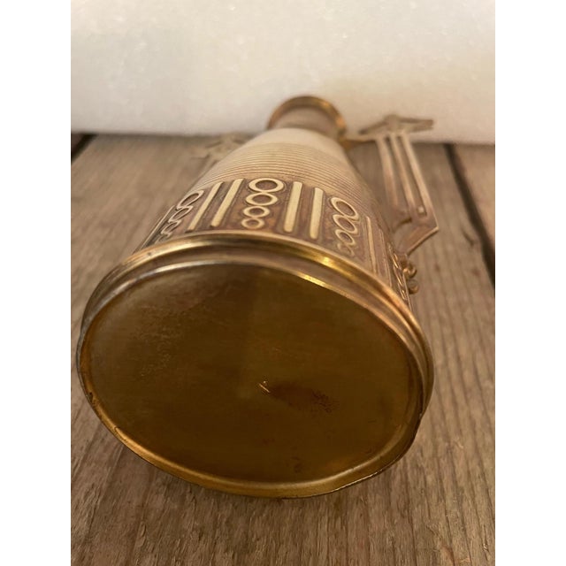 Brass Vase in the style of Serrurier Bovy, 1890s For Sale - Image 5 of 8