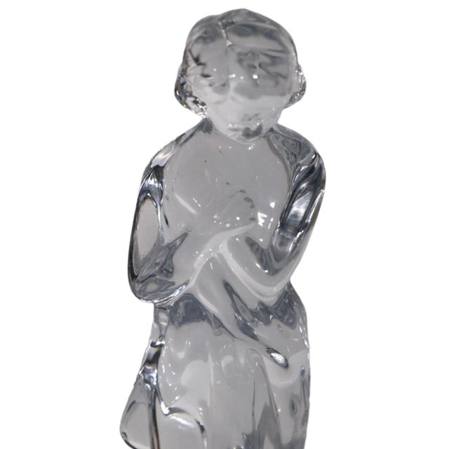 Cambridge Glass Draped Lady Flower Frog For Sale In New York - Image 6 of 9