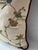 Burgundy Embroidered Floral 18” Feather/Down Pillows - A Pair For Sale - Image 8 of 8