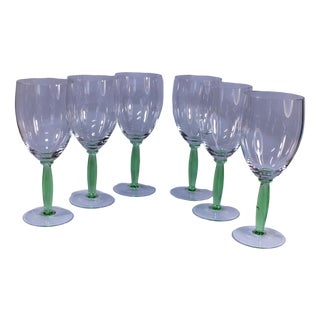 Wine Glasses, 1970s, Set of 6 For Sale