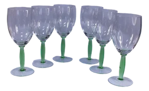 Wine Glasses, 1970s, Set of 6