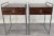 Mid-Century Modern Macassar Zebra Design & Iron Nightstand or End Table, a Pair For Sale - Image 4 of 12