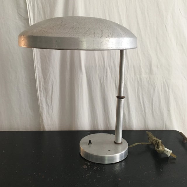 Bauhaus Bauhaus Metal 1930s Table or Desk Lamp For Sale - Image 3 of 11