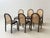 Brown Chairs with Wicker and Leather Seats by Dietiker, 1980s, Set of 6 For Sale - Image 8 of 16