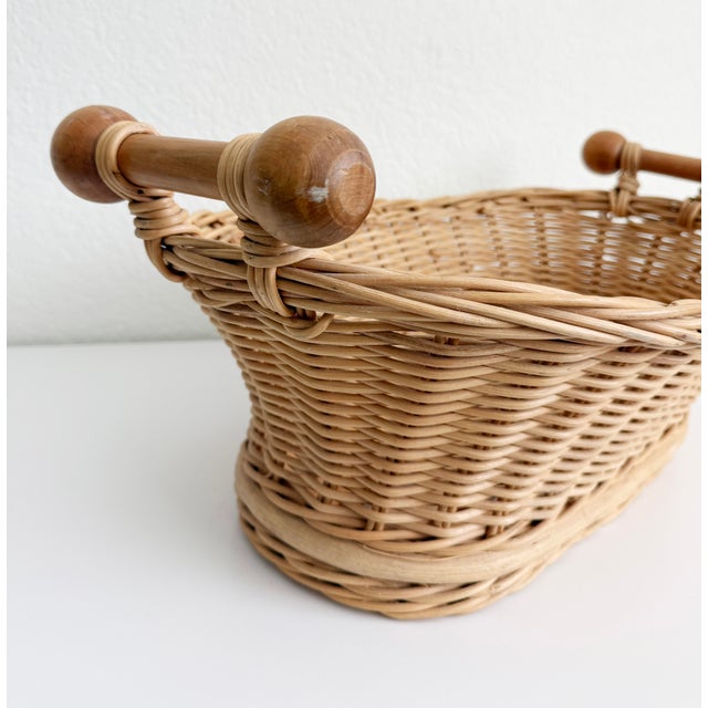 French Boulangerie Basket, Early to Mid-20th C For Sale - Image 9 of 14