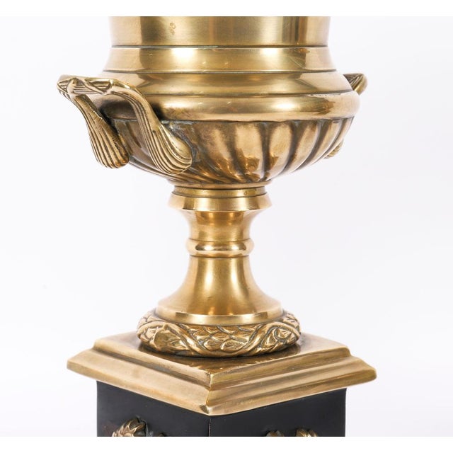 Antique Italian Grand Tour Borghese Bronze Campana Urns, 1800s, Set of 2 For Sale - Image 12 of 17