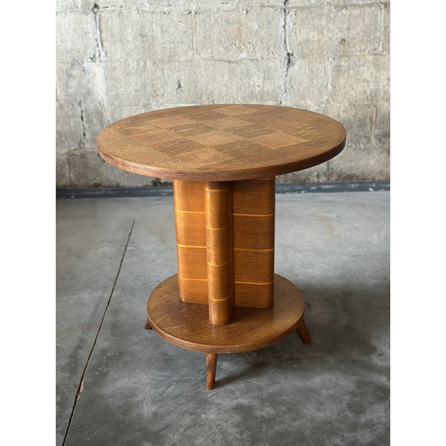 French Art Deco Accent Table For Sale - Image 4 of 5