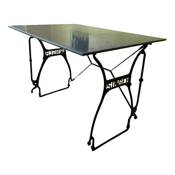 Sewing Table in Iron, United Kingdom For Sale