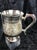 Silver Antique Anglo-Indian Hand-Chased Silver-Plate Pitcher & Pedestal Tankard Set - 5 Pieces For Sale - Image 8 of 9