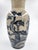 Mid 20th Century Mid 20th Century Bat Trang Crackle Glaze Stoneware Vase With Hand-Painted Cobalt Landscape Motif For Sale - Image 5 of 6