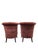 Vintage Queen Anne Style Tufted Wingback Chairs Newly Reupholstered - Pair For Sale - Image 4 of 14