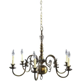 Chandelier Flemish Eagle Motif 6-light 6-arm For Sale
