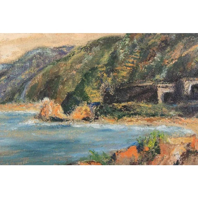 Oil on canvas realized by Pino Romanò (1934) in 1990s. Hand signed. Titled on rear. Very good condition. This piece is...