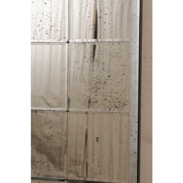 Eglomisé Shell Motif Paneled Mirrors - a Pair For Sale In Atlanta - Image 6 of 11