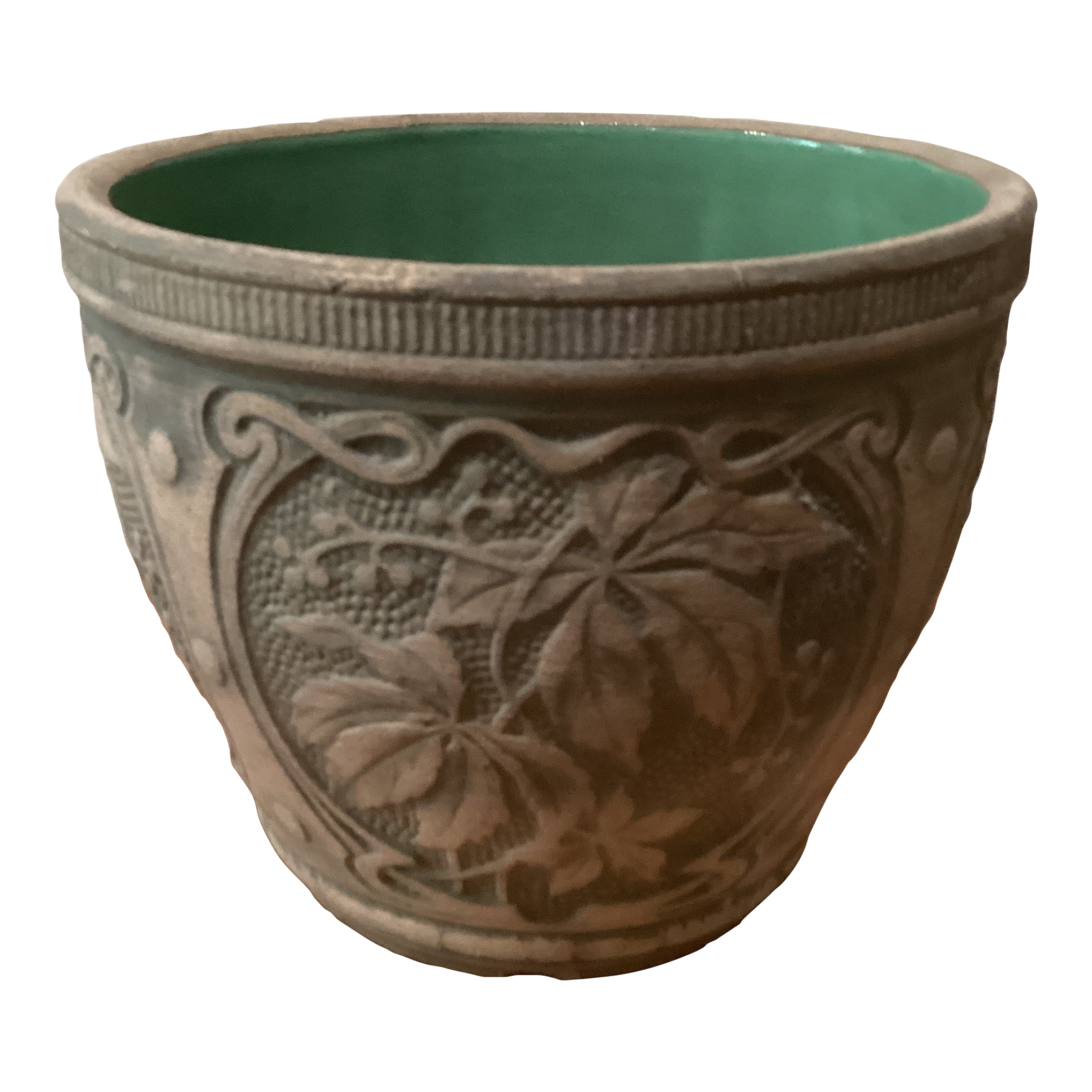 Circa 1920 Original Red Wing Union Brush Ware Green Pottery