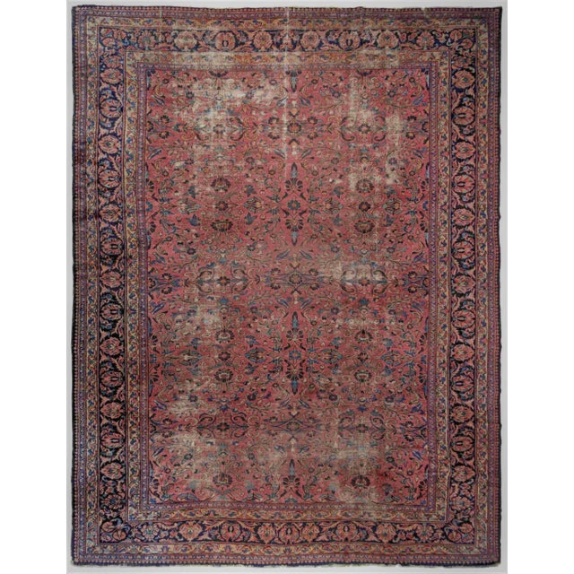 1920s Vintage Distressed Persian Rug For Sale - Image 13 of 13