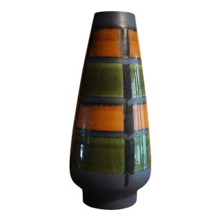 Mid Century Dumler and Breiden German Pottery Vase For Sale