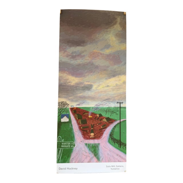 David Hockney, Less Trees Near Warter 2009, Copyright David Hockney, Printed in Uk For Sale