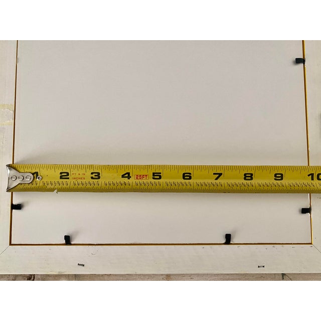 Vintage Classic Gold Gilt Style Wood Ornate Baroque/Rococo Style Frame Featuring a Built-in Linen Liner With Fillet Excellent Condition For Sale - Image 10 of 18