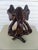 Late 20th Century Hand Carved Wood Elephant Sculpture For Sale - Image 5 of 5