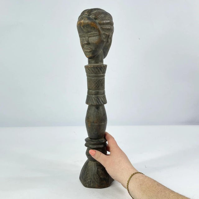 Early 20th Century Dan Figural Scepter Cote d'Ivoire MATTER COLLECTION For Sale - Image 9 of 9